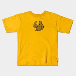 Red Squirrel - forest animal design Kids T-Shirt